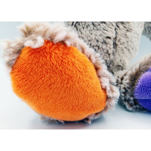 Bunny Plush Kellytoy Light Brown Stuffed Animal Colorful Paws Ears Easter 12 In - Picture 5 of 15